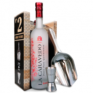 VAP N°2 - Arma tu bar Caravedo Quebranta 750ml + Cuchara de Hielo + Oncera